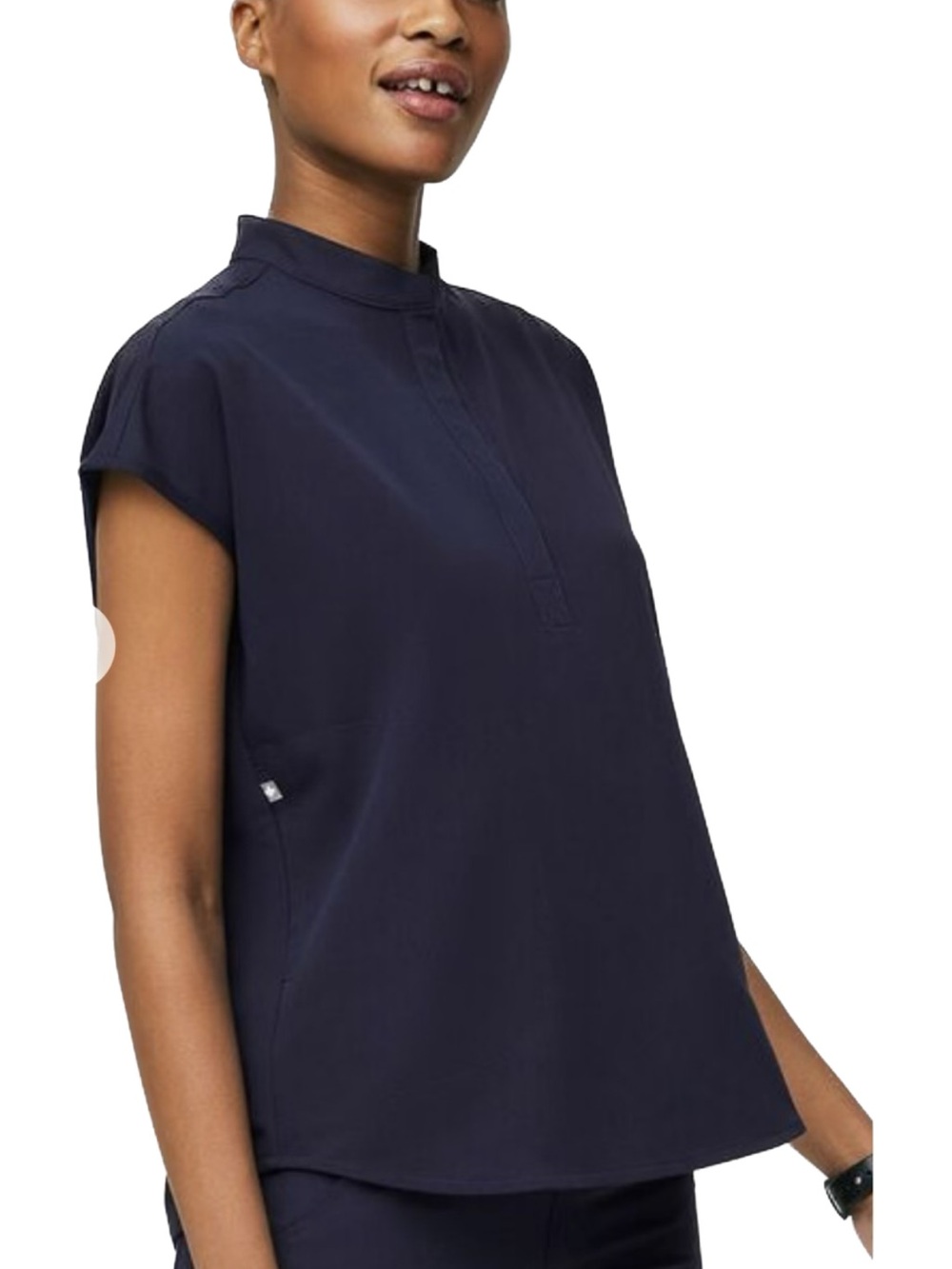 Figs Rafaela Top (XS) and Livingston Scrub Pants (S) in Navy